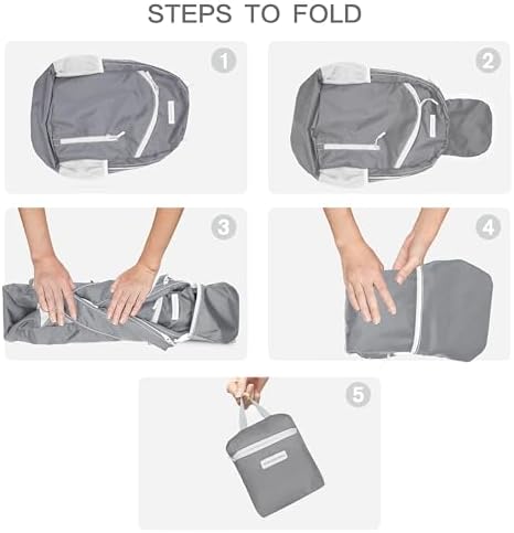 35L Foldable Waterproof Backpack For Outdoor Sports Travel Inside Wet Clothes Compartment Packable For Multiple