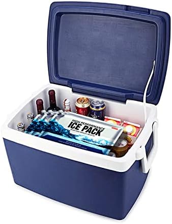 Reusable Ice Packs for Coolers Long Lasting Gel Freezer Packs for Cooler Bag Backpacks, Lunch Box, Cooler Bag, Keeps Food Cold Fresh (Set of 5)