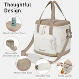 TOURIT Insulated Cooler Bag: 20 Cans Soft Portable Leakproof Lunch Cooler Beach Travel Picnic Camping