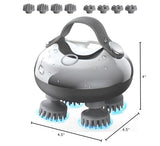 arboleaf Scalp Massager Rechargeable Head Massager Scalp Stress Relax, Waterproof Handheld Hair Scratcher with 8 Removable Massage Claws, Gift