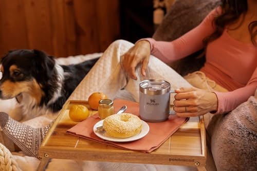 Stanley Stay-Hot Camp Mug 12 oz & 24 oz | Press Fit Drink Through Lid | Cup for Coffee, Tea and Drinks | Insulated Stainless Steel Coffee Mug | BPA-Free