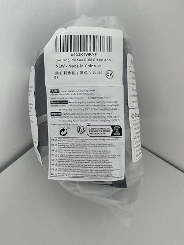 Snoring Pillows Side Sleep Anti Snore Back Sleeping Position Side Sleeper Pillow for Snoring Relief Stopper Belt Cushion Adults