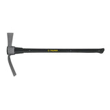 Truper 5 lb Cutter Mattock, 36-Inch Heavy-Duty Fiberglass Handle with Shock-Absorbing Grip, Forged Steel Dual-Head Digging and Root Cutting Tool (Model TH-5F / 31638)
