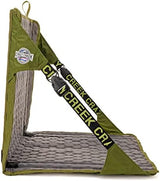 Crazy Creek HEX 2.0 Original Chair for Camping, Stadium Seating & More, Comfort on All Terrains, Adjustable Straps, Compact Design, Water-Resistant,Olive/Slate