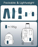 33,000ft Packable Rain Pants for Women Waterproof Pants Lightweight Rain Over Pants Outdoor Windproof Pant for Golf Hiking