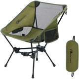 MOON LENCE Portable Camping Chair Backpacking Chair - The 4th Generation Ultralight Folding Chair - Compact, Lightweight Foldable Chairs for Hiking Mountaineering, Beach