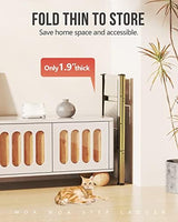 WOA WOA 3 Step Ladder, Foldable Step Stool, Aluminum Lightweight Ladder for Home Kitchen Closet, Anti-Slip Pedals, Ease of Folding, Portable, 300lbs Capacity - Gold