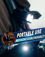 Headlamp Rechargeable 2PCS, Light Bright LED Rechargeable Headlight with White Light, Waterproof Head Lamp with Headband for Outdoor Camping, Hiking, Camping Essentials, Working(Black)