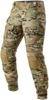 Men's Combat Pants with Knee Pads Tactical Outdoor Military Camouflage Paintball