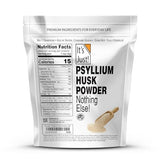 It's Just! - Psyllium Husk Powder, Easy Mixing Dietary Fiber, Cleanse Your Digestive System, Finely Ground Powder, Ideal for Keto Baking, Non-GMO (4 Pound (Pack of 1), Natural/No Added Flavor)