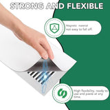 4 Pack Magnetic Vent Covers, Strong Vent Covers 8x15.5inch High Strength Magnetic Vent Cover for Floor Wall and Ceiling Registers Home HVAC and AC Vents