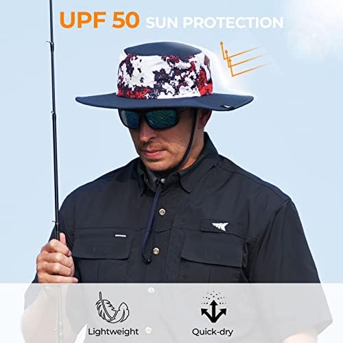 KastKing Sol Armis UPF 50 Boonie Hat - Sun Protection, Fishing, Beach & Hiking, Paddling, Rowing, Kayaking