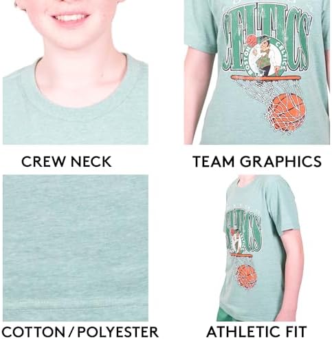 Ultra Game Youth NBA Official Super Soft Distressed T-Shirt