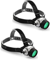 VIVOSUN 2 Pack 19 Bulbs High Intensity LED Green Light Grow Room Headlight