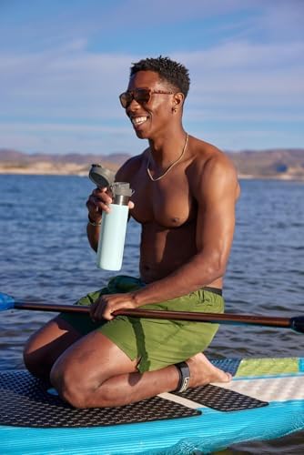 Stanley Quick Flip GO Water Bottle 24 oz | Push Button Lid | Leakproof and Packable for Travel and Sports | Insulated Stainless Steel | BPA-Free | Mist