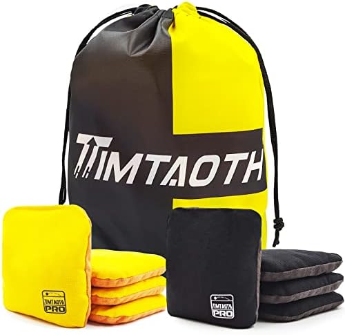 Dual Sided Corn Hole Bags Professional Cornhole Bags Set of 8 Regulation Corn Hole Bean Bags Slick and Stick