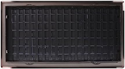 Decor Grates AJH614-RB Oriental Floor Register, 6X14 Inches, Rubbed Bronze Finish