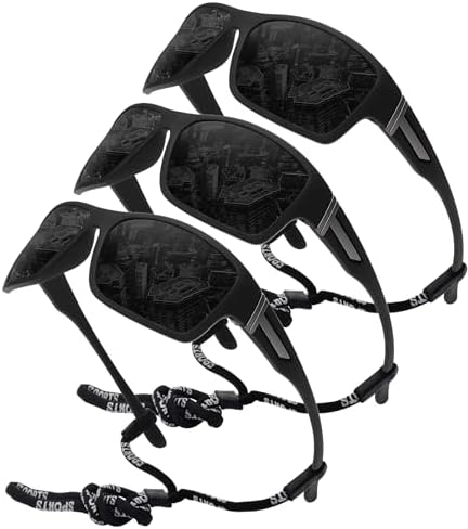 STORYCOAST Polarized Sports Sunglasses for Men Women Unbreakable Frame Cycling Fishing Driving