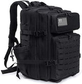 QT&QY 25L/35L/45L Military Tactical Backpack For Men Molle Daypack 3 Day Bug Out Bag Hiking Rucksack With Bottle Holder