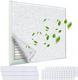 UBeesize Air Vent Filters Kit - 20" x 100" Cut to Size Air Filter Material (70+ Filters), With Adhesive Hook Tape for Home Floor, Grilles, Ceiling, HVAC Furnace Vents