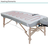 Earthlite Massage Table Warmer & Fleece Pad (2in1), ETL Certified, 3 Heat Settings, 13ft Cord/Heating Pad / 1 Year Replacement Guarantee