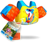 Toddler Swim Vest for 1-3-5,6,7,8,9 Years Old, Puddle Pool Floats Kids Jumper 20-30-50-60-70 Pounds, Swimming Arm Floaties with Shoulder Harness Arm Wings for Swimmies, Toddlers, Boys, Girls
