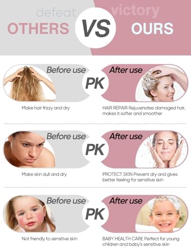 Cobbe Filtered Shower Head with Handheld, High Pressure 6 Spray Mode Showerhead with Filters, Water Softener Filters Beads for Hard Water - Remove Chlorine - Reduces Dry Itchy Skin, Pink