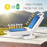 Camping Lantern, Solar Lanterns, Rechargeable Emergency Light Dimmable Camping Essential with USB Charging – Lanterns for Power Outages Hurricane, Hiking, Fish, and Home - 2 Pack