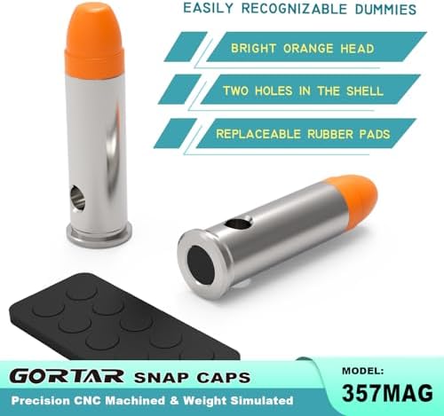 Snap Caps Training Dummy Rounds Practice Safe Loading Firing Close to Real Weight