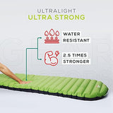 Gear Doctors® Sleeping Pad for Camping & Backpacking [Ultralight 25oz] - Sleeping Mat Camping - Ultralight Sleeping Pad - Inflatable Sleeping Pad for Camping - Camp Mattress Pad (5.2 R-Value) - Large