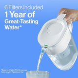 Brita Standard Water Filter for Pitchers and Dispensers, Reduces Copper, Cadmium and Mercury Impurities, Lasts Two Months or 40 Gallons, Includes 6 Filters for Pitchers
