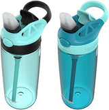 Contigo Aubrey Leak-Proof Spill-Proof Water Bottle 20oz. 2 Pack Jade/Licorice & Juniper/Jade