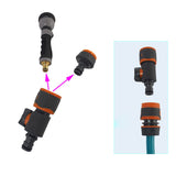 2PACK Quick Release in Line Shut Off Valve,Garden Hose Pipe in Line Tap Shut Off Valve Fitting Connect Adaptor Tool Gadget