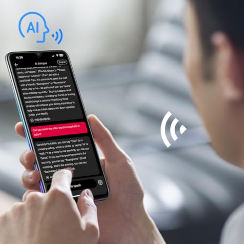 3 Pieces MINISO X28 AI Translation Earbuds Open Ear Wireless Bluetooth Earbuds OWS Support 150 Languages Real Time Translation Sports Headphones IPX5 Waterproof for Travel Business Learning Meeting Black