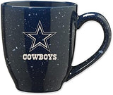 Rico Industries NFL Football 16 oz Team Color Laser Engraved Speckled Ceramic Coffee Mug