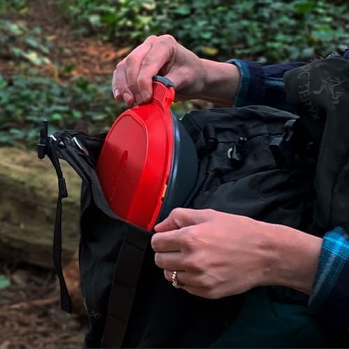 humangear GoKit Light | Travel Mess Kit | 5-Tool Portable Bowl, Plate, Spork | Camping Utensils