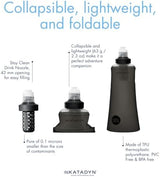 Katadyn BeFree 1.0L Ultralight Collapsible Water Filter Bottle for Hiking, Camping, Backpacking