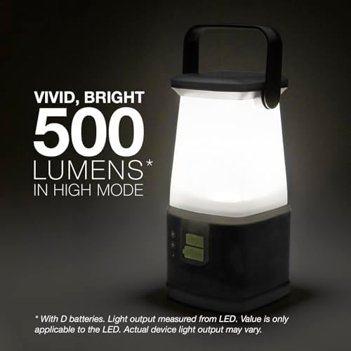 ENERGIZER LED Camping Lantern 360 PRO, IPX4 Water Resistant Tent Light, Ultra Bright Battery Powered Lanterns for Camping, Outdoors, Emergency Power Outage