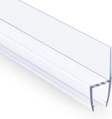 AmazerBath 5 PCS Shower Door Side Seal Strip for 3/8 Inch Glass - 15.75 Inches x 5, 5 Sections Segmented Shower Installation Kit, Frameless Glass Door Seal Strip