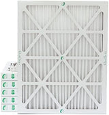 Glasfloss 20x25x2 MERV 10 (FPR 5-6) 2" Inch Pleated Air Filters Box of 6. Actual Size: 19-1/2 x 24-1/2 x 1-3/4