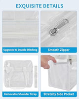 Paxiland Clear Bag for Stadium Events 12x6x12, Clear Tote Bag with Reinforced Strap, Transparent Bag for Sports Concert