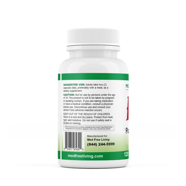 Factor 5 Med Free Living Advanced Joint Health Supplement. with Turmeric, Stinging Nettle, Horsetail, Garlic and Celery Seed, Supports Joint Comfort, Mobility and Strength (60 Count)