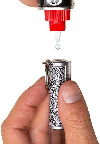 SURVIVE Permanent Match Metal, 2 Pack, Reusable Survival Fire Starter Lighter, Emergency Waterproof Keychain Striker Stick Kit