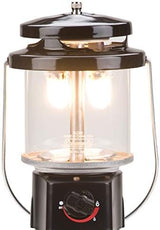 Coleman 1000 Lumens Deluxe Propane Lantern Gas Lantern with Adjustable Brightness Pressure Control Carry Handle and Mantles Included