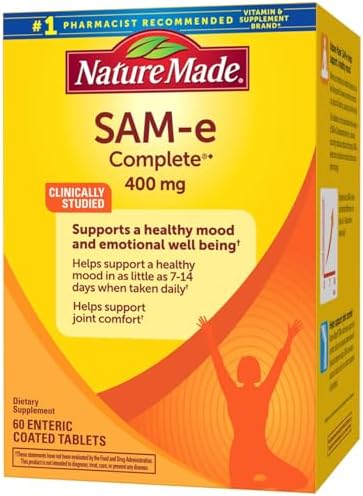 Nature Made SAM-e Complete 400 mg - 60 Enteric Coated Tablets