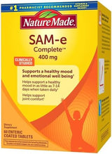 Nature Made SAM-e Complete 400 mg - 60 Enteric Coated Tablets