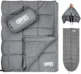 3M Thinsulate Insulation Puffy Camping Blanket for Cold Weather, Queen Size Warm Camping Quilt with Zipper, Waterproof Outdoor Sleeping Bag for Hammock, Cozy & Versatile Gift for Men and Women