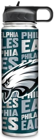 Rico Industries NFL Football Stainless Steel Tumbler with Lid - Great For Coffee, Tea, Water or Cocktails