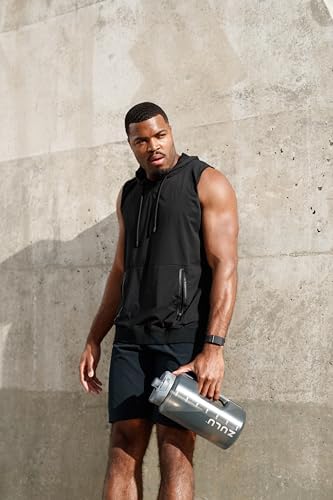 ZULU Goals Large Water Bottle Jug with Time Marker & Handle for All Day Hydration | Silicone Soft Straw with Locking Leak-Proof Lid | For Gym, Camping, Workout, and Outdoors | BPA-Free | 64oz, 128oz