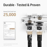 KES All Metal Bathroom Sink Drain with Strainer Basket Hair Catcher Anti Clog Pop Up Drain Stopper for Lavatory Vanity Vessel Sink with Overflow, Rustproof 18/8 Stainless Steel Matte Black S2013A-BK